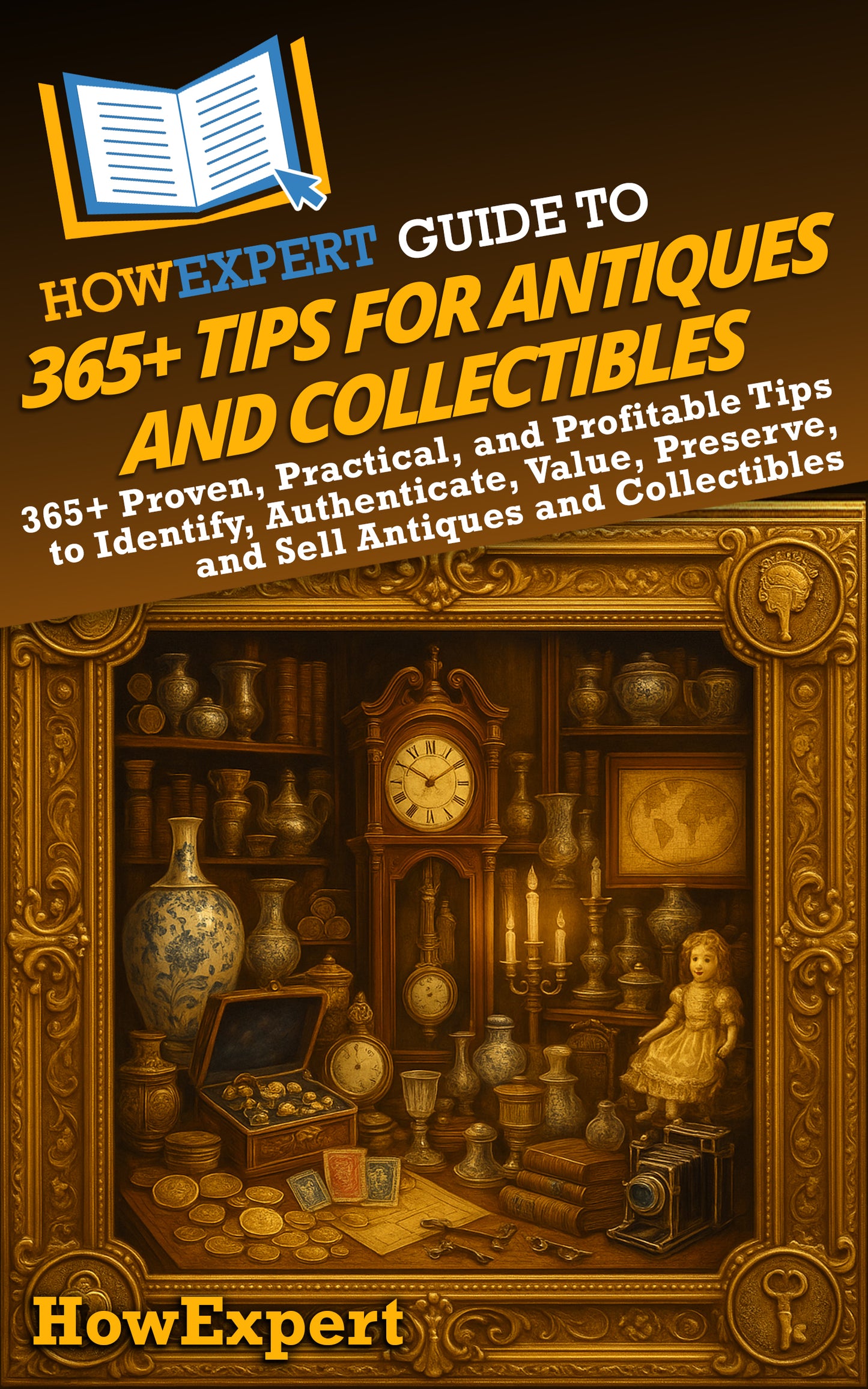 HowExpert Guide to 365+ Tips for Antiques and Collectibles