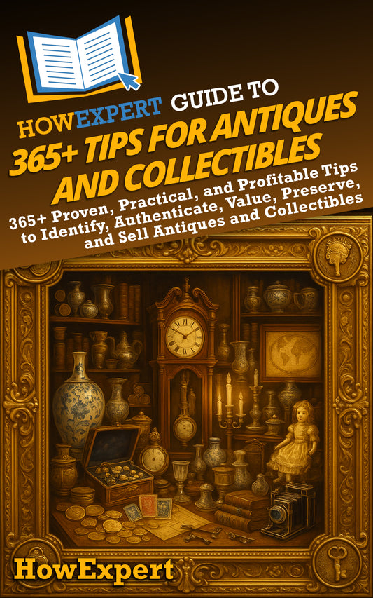 HowExpert Guide to 365+ Tips for Antiques and Collectibles