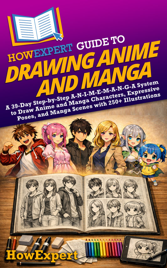 HowExpert Guide to Drawing Anime and Manga