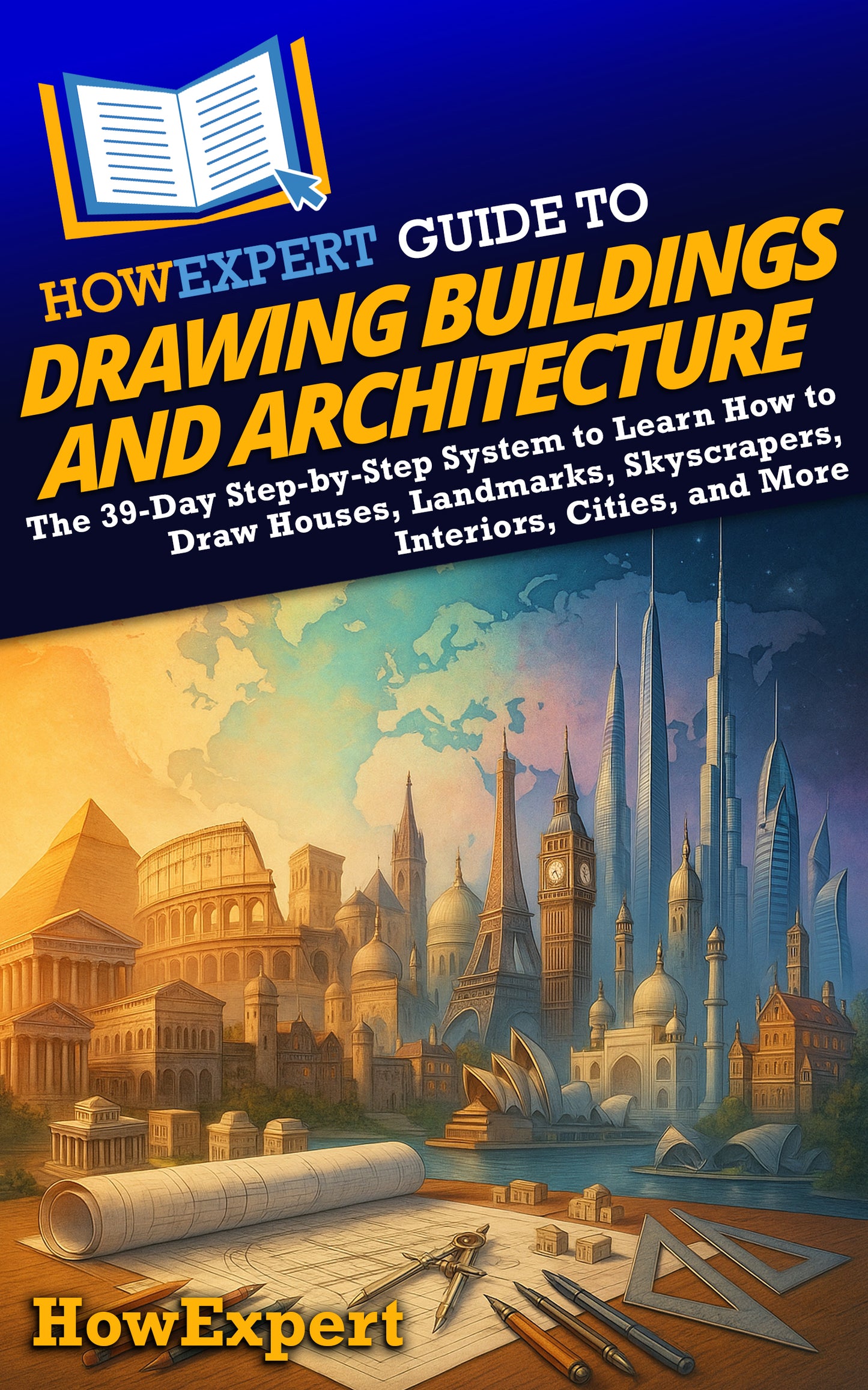 HowExpert Guide to Drawing Buildings and Architecture